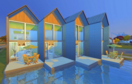 4 tinyhouses no CC by Velouriah at Mod The Sims