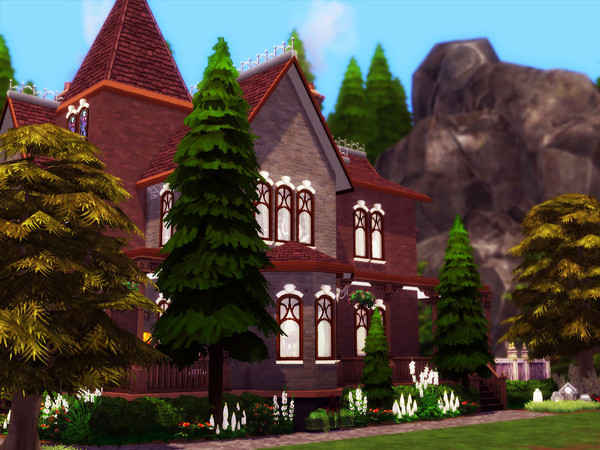 Sims 4 Hallows House Nocc by sharon337 at TSR