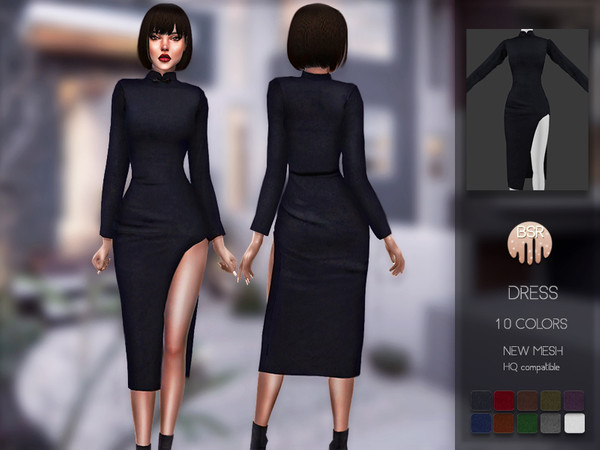 Sims 4 Dress BD139 by busra tr at TSR