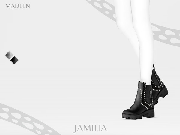 Sims 4 Madlen Jamilia Boots by MJ95 at TSR
