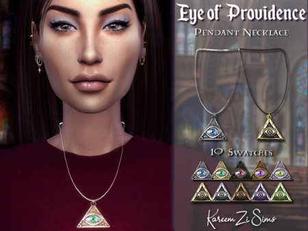 Eye of Providence Pendant Necklace by KareemZiSims at TSR