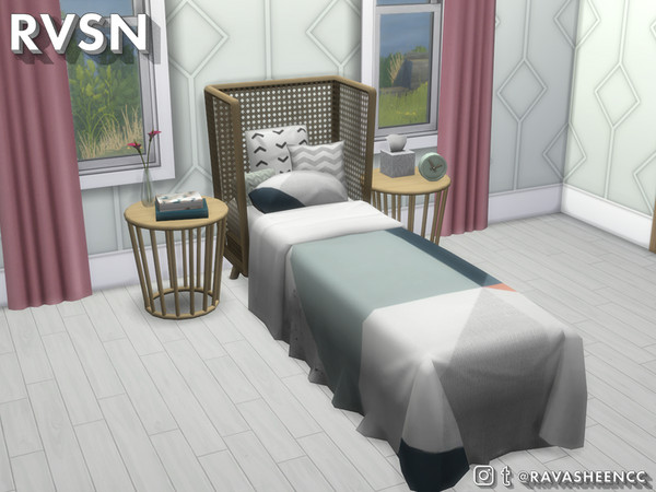 Sims 4 I Woke Up Like This   Double, Single, and Toddler Bed Set by RAVASHEEN at TSR