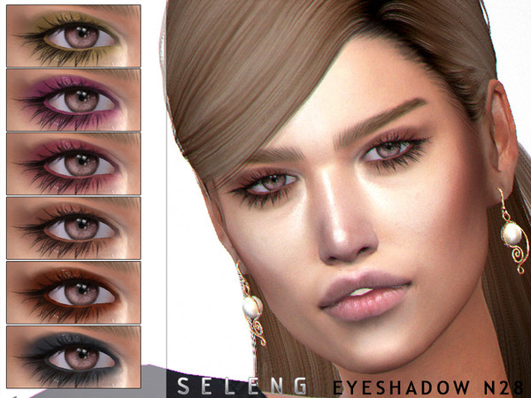 Sims 4 Eyeshadow N28 by Seleng at TSR