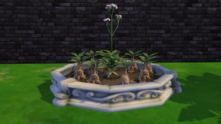 Circle Planter box by Serinion at Mod The Sims