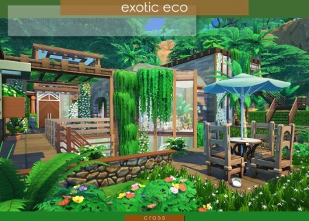 Exotic Eco home by Praline at Cross Design