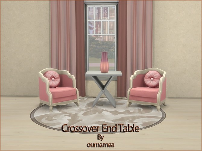 Sims 4 Mea Crossover End Table by oumamea at Mod The Sims