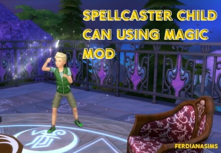 Spellcaster Child can Using Magic by novalpangestik at Mod The Sims