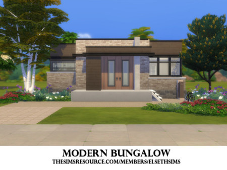 Modern Bungalow by ElsethSIMS at TSR
