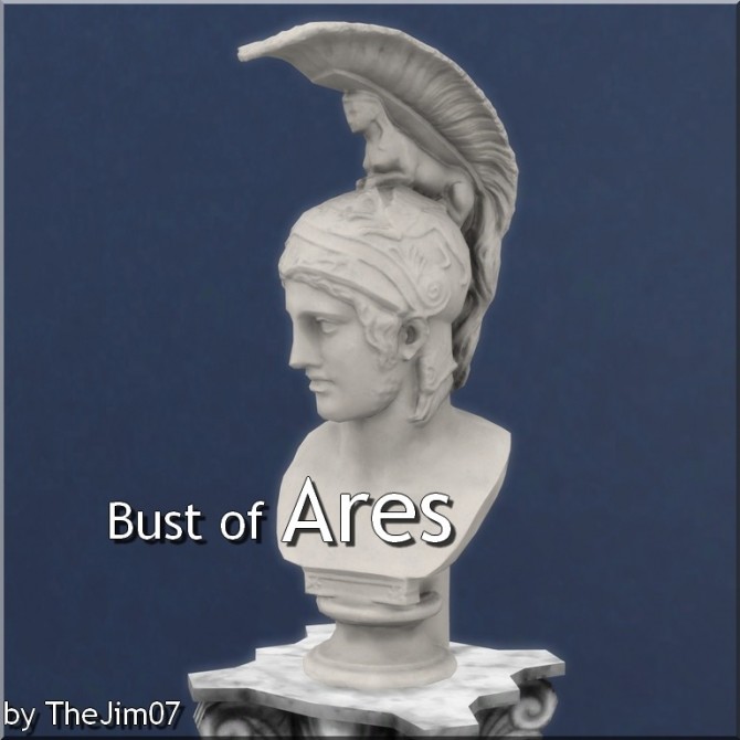 Sims 4 Bust of Ares by TheJim07 at Mod The Sims
