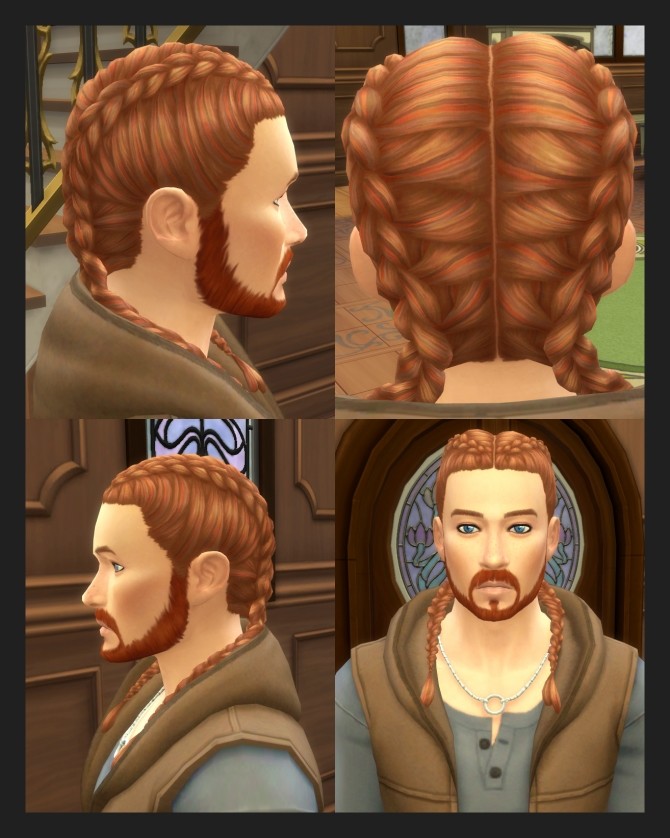 Sims 4 33 Double Dutch Braids Recolours by Simmiller at Mod The Sims