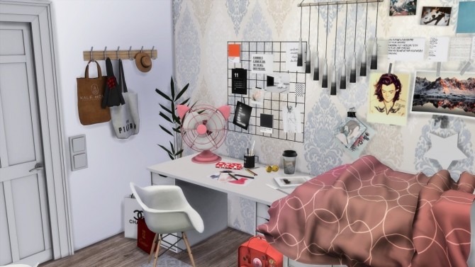 Sims 4 Dorm Room at MODELSIMS4