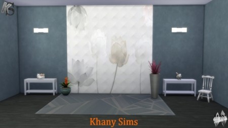 Espace fleuri and flower dream wall panels at Khany Sims