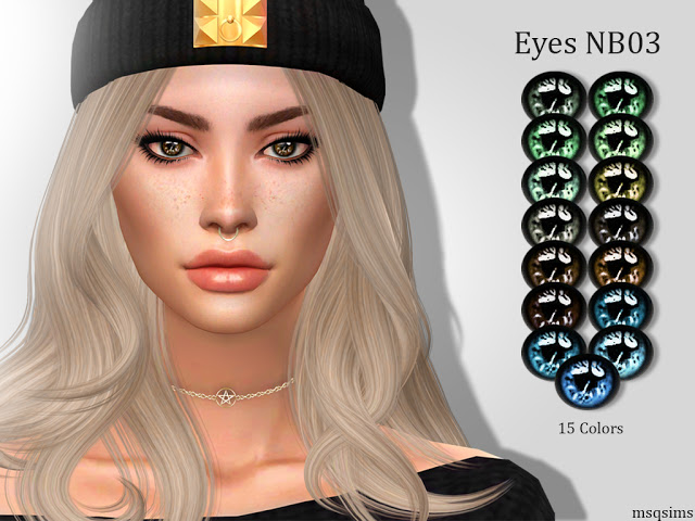 Sims 4 Eyes NB03 at MSQ Sims