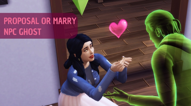 how to marry a ghost sims 4