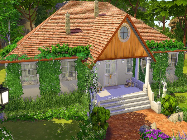 Sims 4 Old Manor by GenkaiHaretsu at TSR