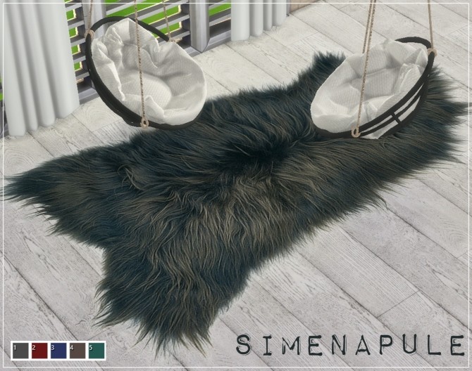 Sims 4 Riley Rug by Ronja at Simenapule