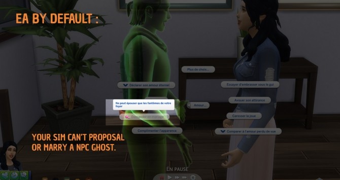 Sims 4 Proposal or Marry NPC Ghost by Nova JY at Mod The Sims
