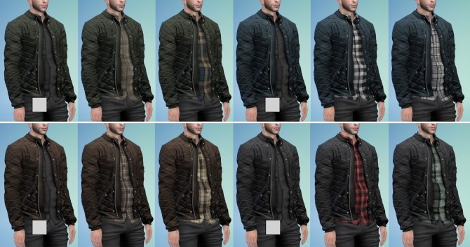 Sims 4 Quilted Jacket (P) at Darte77