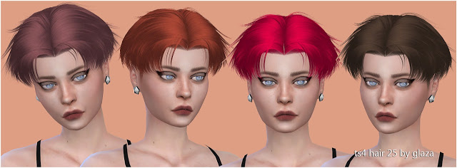 Sims 4 Hair 25 (P) at All by Glaza