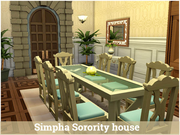 Sims 4 Simpha Sorority house by Mini Simmer at TSR
