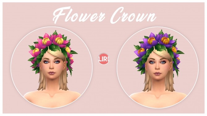 Sims 4 Flower Crown by Lierie at Mod The Sims