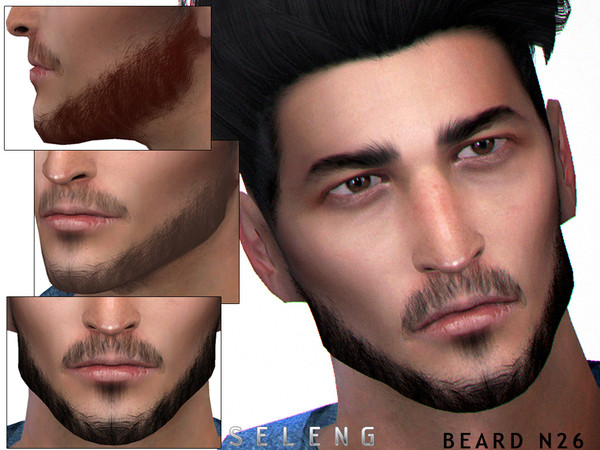 Sims 4 Beard N26 by Seleng at TSR