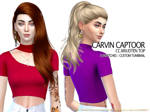 Sims 4 Msudten top by carvin captoor at TSR