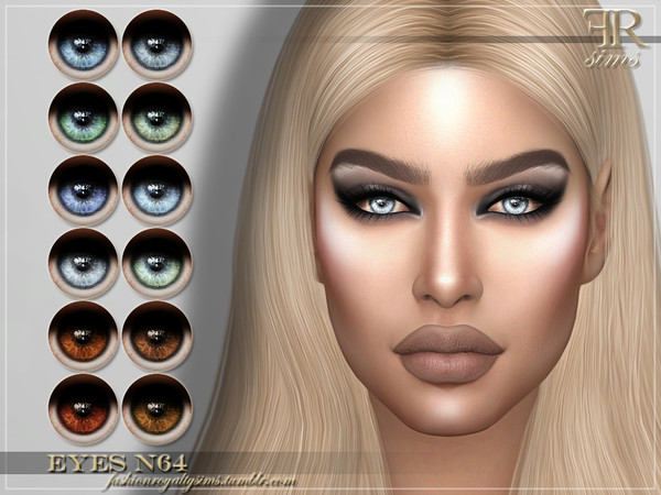 Sims 4 FRS Eyes N64 by FashionRoyaltySims at TSR