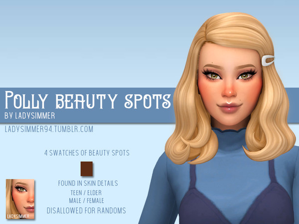 Sims 4 Polly Beauty Spots by LadySimmer94 at TSR