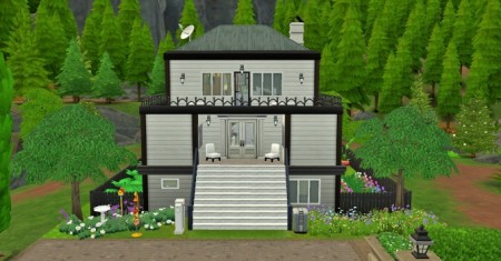 Two-story home with basement by heikeg at Mod The Sims