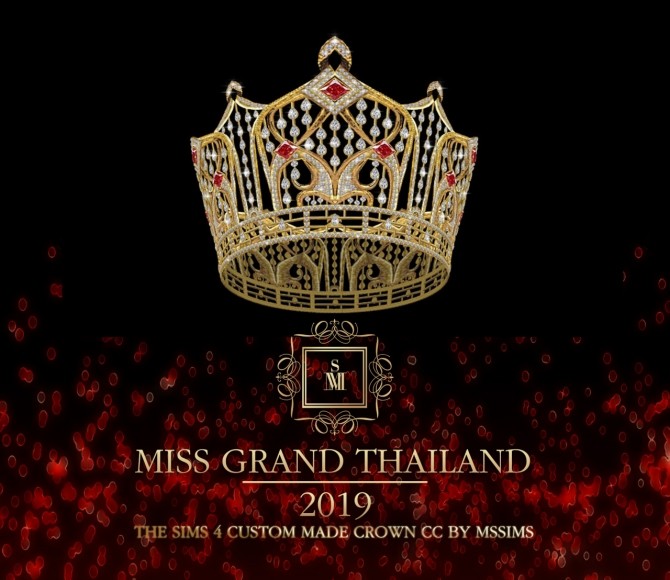 Sims 4 MISS GRAND THAILAND 2019 CROWN (P) at MSSIMS