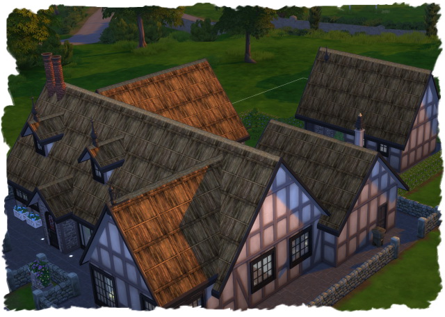 Sims 4 5x roof pattern by Chalipo at All 4 Sims