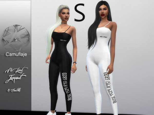 Sims 4 No Limit jumpsuit by Camuflaje at TSR