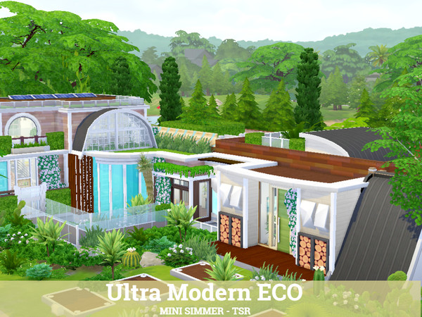 Sims 4 Ultra Modern ECO by Mini Simmer at TSR