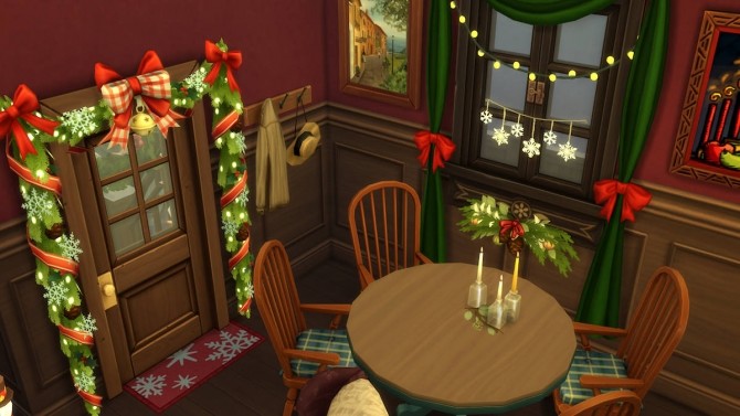 Sims 4 A Christmas House (No CC) by Caradriel at Mod The Sims