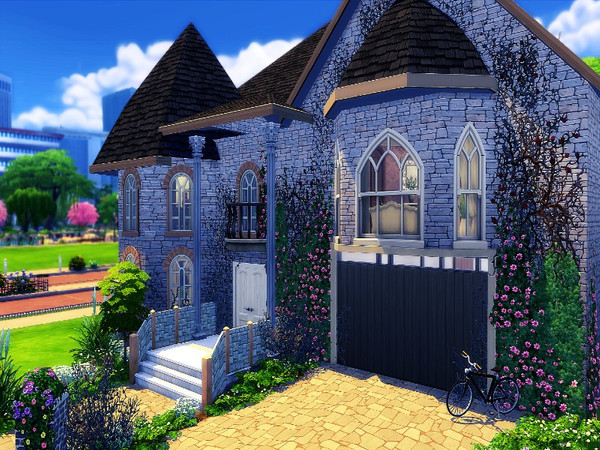 Sims 4 Old Victorian Manor by GenkaiHaretsu at TSR