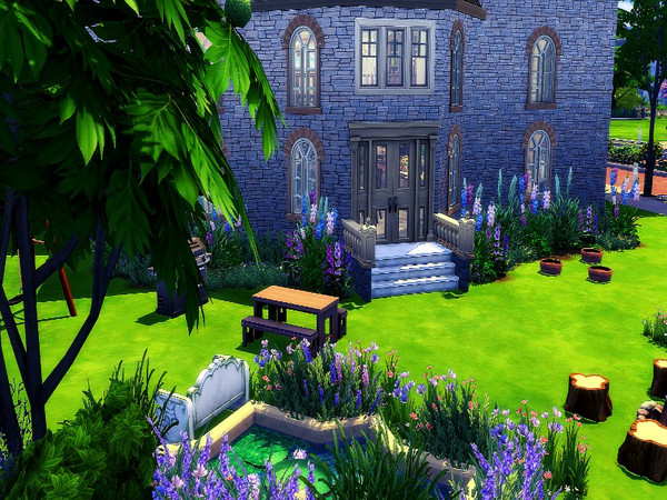 Sims 4 Old Victorian Manor by GenkaiHaretsu at TSR