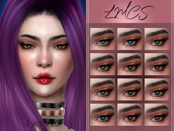 Sims 4 LMCS Eyes V20 by Lisaminicatsims at TSR