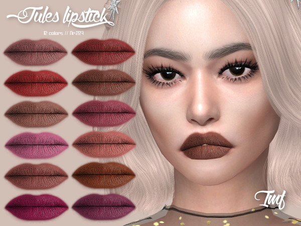 Sims 4 IMF Jules Lipstick N.227 by IzzieMcFire at TSR