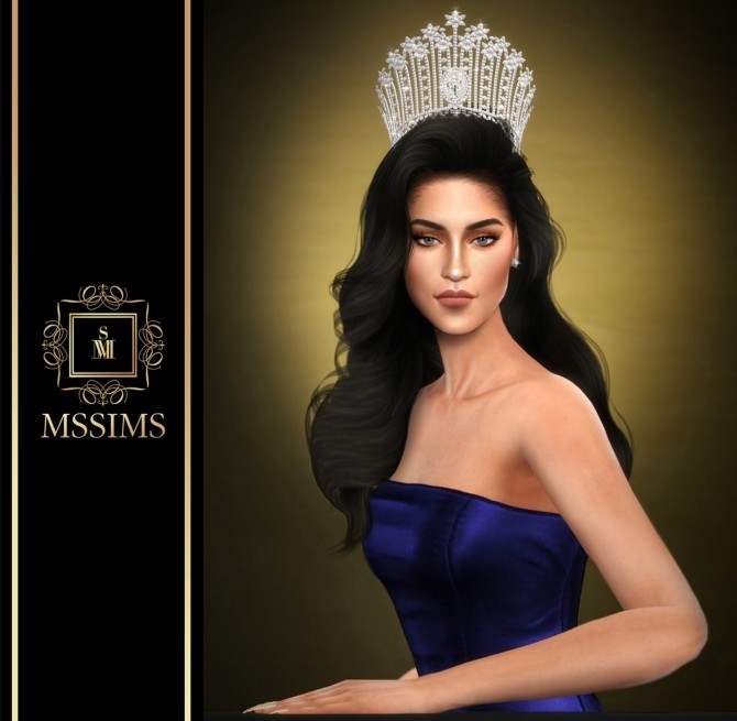 Sims 4 MISS UNIVERSE THAILAND 2017 CROWN (P) at MSSIMS
