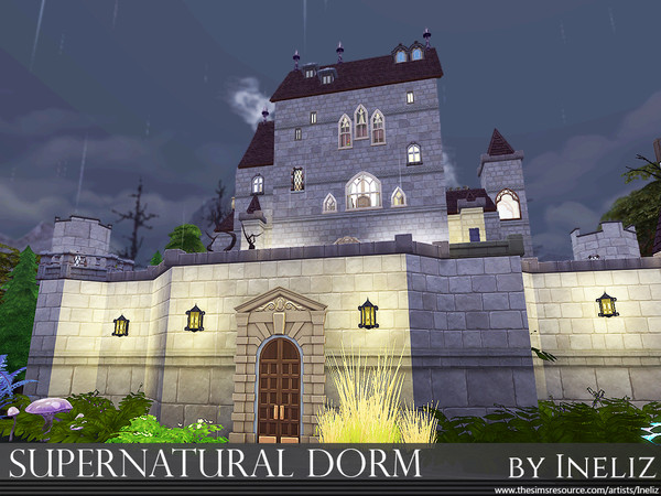 Sims 4 Supernatural Dorm by Ineliz at TSR