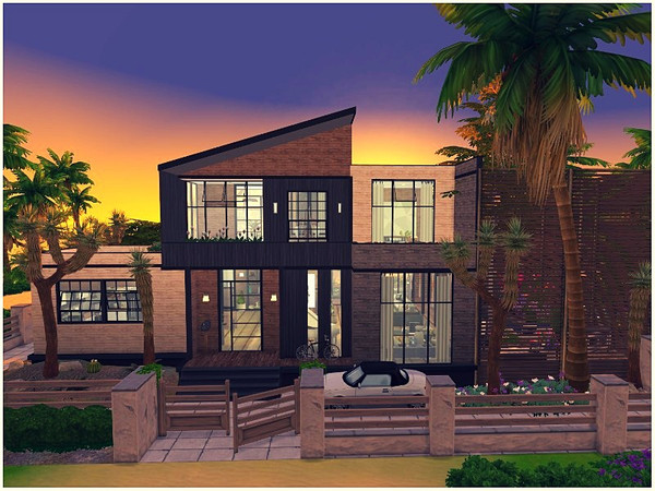 Sims 4 Beyond Imagine big modern house by lotsbymanal at TSR