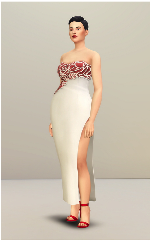 Sims 4 Dress Party Edit V1 at Rusty Nail