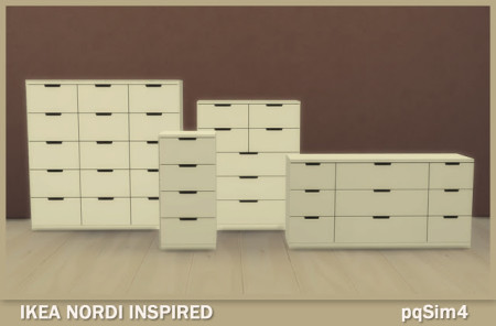 Nordi chests of drawers at pqSims4
