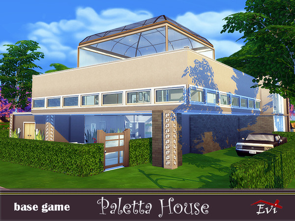 Sims 4 Paletta house by evi at TSR