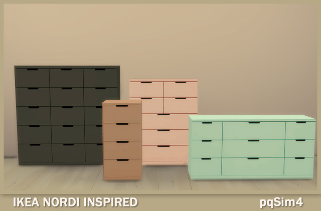 Sims 4 Nordi chests of drawers at pqSims4