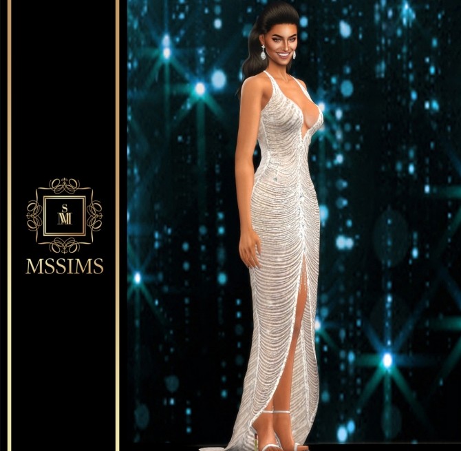 Sims 4 ZULEYKA GOWN (P) at MSSIMS
