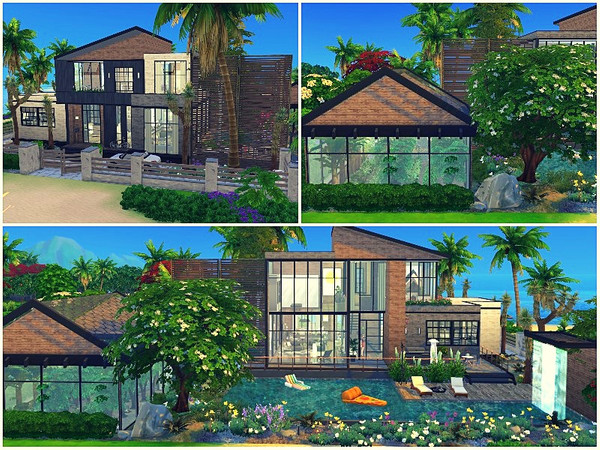 Sims 4 Beyond Imagine big modern house by lotsbymanal at TSR