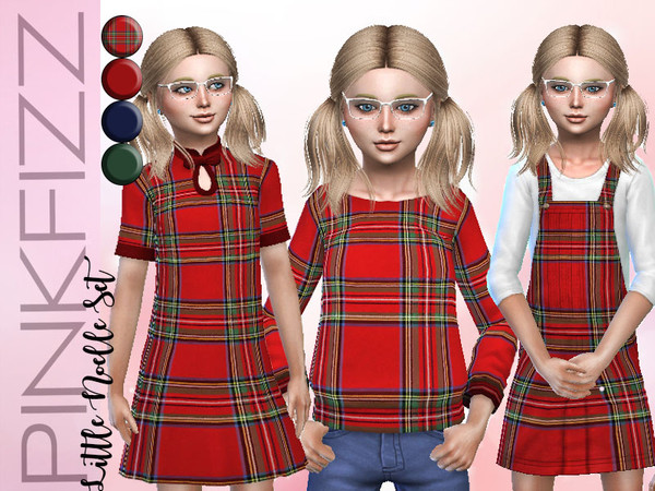 Sims 4 Little Noelle Set by Pinkfizzzzz at TSR