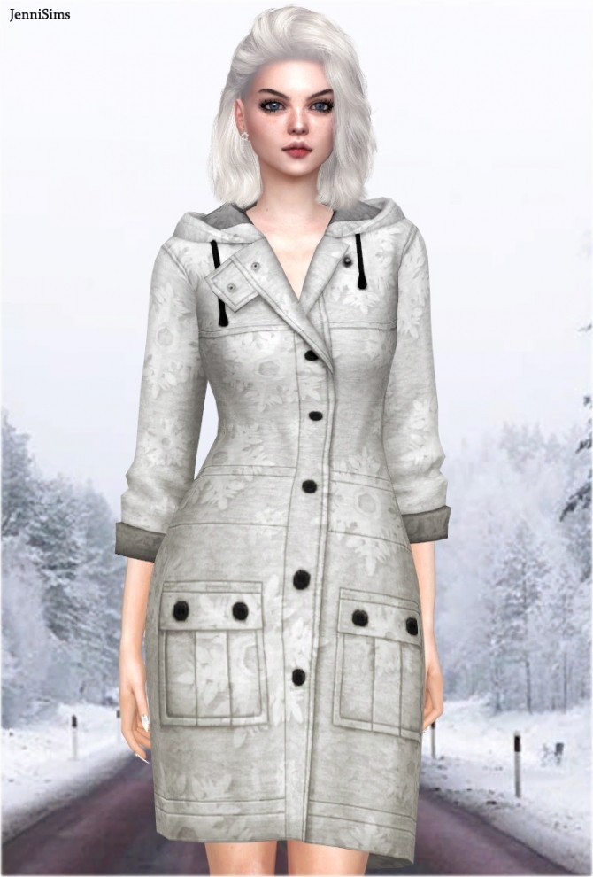 Sims 4 Coat Base Game Compatible at Jenni Sims